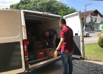 Canelinha recebe doações da Secretaria de Estado de Desenvolvimento Social de Santa Catarina