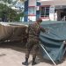 Com reforço de barraca do Exército, Centro de Triagem de São João Batista é ampliado