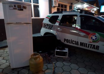 Homem é detido com objetos furtados, em São João Batista