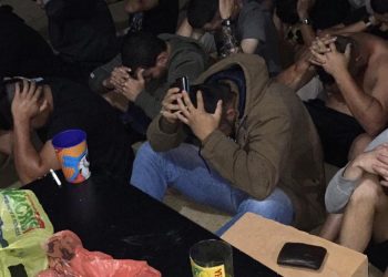 PM encerra festa eletrônica no bairro Moura, em Canelinha