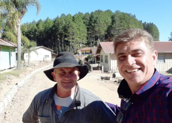 Inicia obra de pavimentação em Diamante, no município de Major Gercino