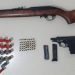 Dupla é flagrada com armas de fogo e munições, em Tijucas