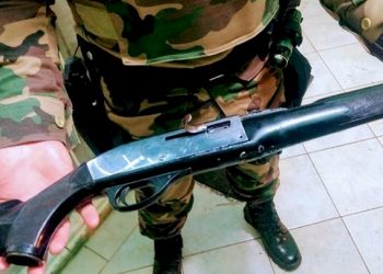 Caçador é flagrado, pela Policia Ambiental, com carabina calibre 22