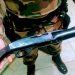 Caçador é flagrado, pela Policia Ambiental, com carabina calibre 22