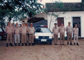 Há 30 anos, Polícia Militar de São João Batista recebia a primeira viatura