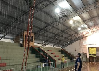 Ginásio Inácio Gulini em Nova Trento ganha iluminação de Led