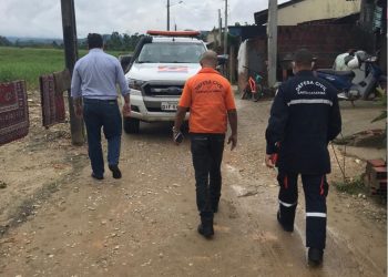 Coordenador Regional da Defesa Civil visita Canelinha
