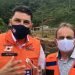 Secretário estadual de Defesa Civil visita São João Batista para avaliar estrados causados pelas chuvas