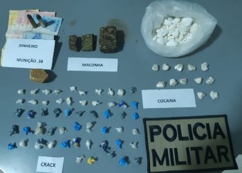 PM apreende drogas no bairro Timbezinho, em São João Batista
