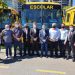 Vereadores batistenses participam de entrega de ônibus para a Educação