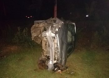 Acidente na rodovia SC-410 deixa três pessoas feridas, em São João Batista