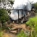 Incêndio destrói casa no bairro Carmelo durante a madrugada, em São João Batista