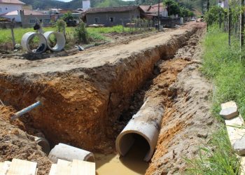 Bairro Carmelo, em São João Batista, ganha nova tubulação de drenagem pluvial