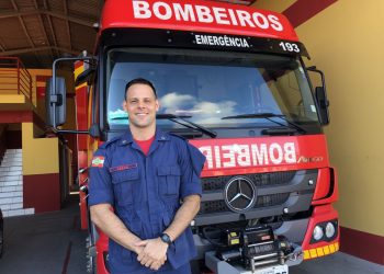 Tenente Bruno de César deixa o comando do Corpo de Bombeiros de São João Batista