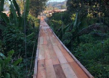 São João Batista conclui reconstrução de ponte pênsil na Tajuba I