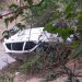 Casal discute e carro cai de ponte na SC-410 em Canelinha