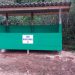 Nova Trento instala coletor de lixo reciclável comunitário