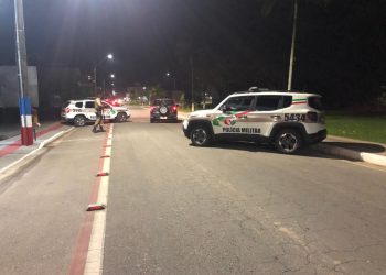 PM realiza barreiras nas cidades do Vale do Rio Tijucas