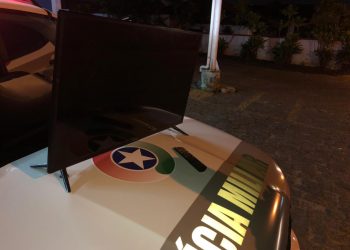 PM prende homem por receptação e recupera televisão