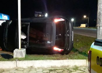 Mulher fica gravemente ferida em acidente na cidade de São João Batista