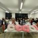 Estudantes confeccionam enxovais de bebês e doam para creche e Cras
