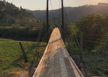 Concluída reconstrução da ponte pênsil da ‘Volta do Cachimbo’, em São João Batista