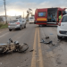 Acidente em Canelinha deixa motociclista ferido