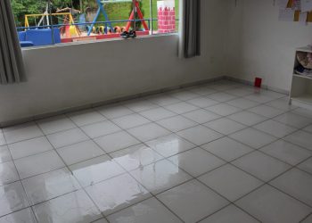 Devido a alagamento, creche do Krequer suspende atendimentos