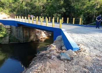 Major Gercino inaugura nova ponte no Rio Teófilo