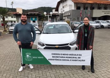 Secretaria de Assistência Social de Nova Trento conta com novo veículo