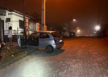 Em São João Batista, homem leva tiros em tentativa de homicídio