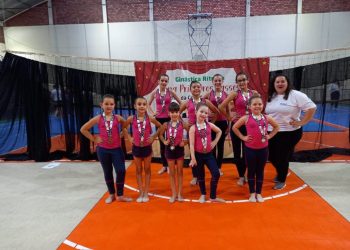Atletas de Ginástica Rítmica comemoram bons resultados na etapa regional