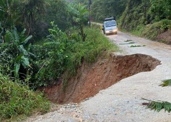 Trânsito no interior de Nova Trento está em meia pista
