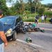 Acidente deixa motociclista gravemente ferido em Nova Trento