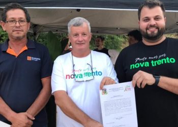 Nova Trento assina Ordem de Serviço para asfalto no bairro Trinta Réis