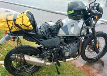 Condutor fica ferido em colisão envolvendo duas motocicletas na SC-410