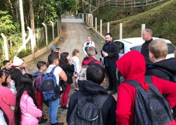 Estudantes visitam Estação de Tratamento de Água do Samae no bairro Vasca