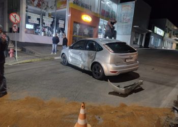 Homem é preso por embriaguez ao volante após acidente no Centro de São João Batista