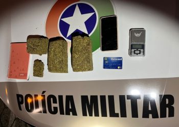PM de São João Batista prende casal conhecido pela prática do tráfico de drogas