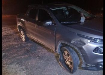 Acidente entre carro e moto em Claraíba, mobiliza PMRV