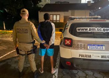 PM apreende jovem por tentativa de homicídio em São João Batista