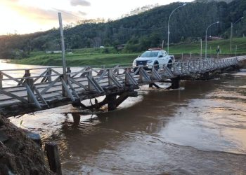 Travessia sobre ponte provisória da Colônia Nova Itália é liberada