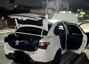 Em Tijucas, PM recupera veículo com registro de furto
