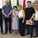 Presidente da Alesc Mauro de Nadal visita Nova Trento