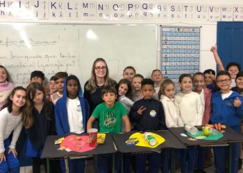 Estudantes de Canelinha participam de projeto Educação Alimentar e Nutricional