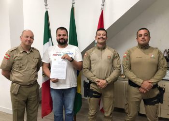 Nova Trento assina termo de cessão de uso de terreno para a Polícia Militar