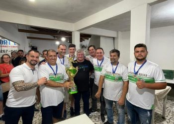 Equipe Amigos da Bocha vence Campeonato Municipal de Bocha Livre de Nova Trento 2024