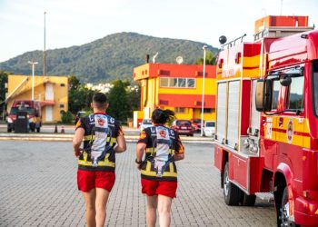 Corpo de Bombeiros Militar realiza Corrida do Fogo em São João Batista