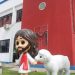 São João Batista tem Decoração Especial de Páscoa em locais públicos