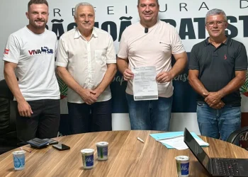 São João Batista assina ordem de serviço para construção da Praça dos Ciclistas